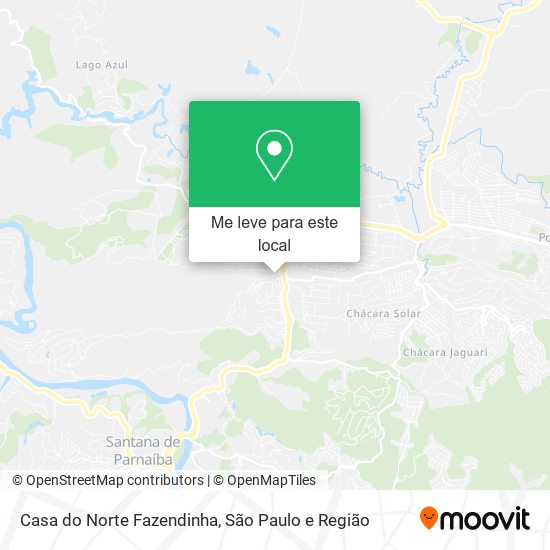Casa do Norte Fazendinha mapa
