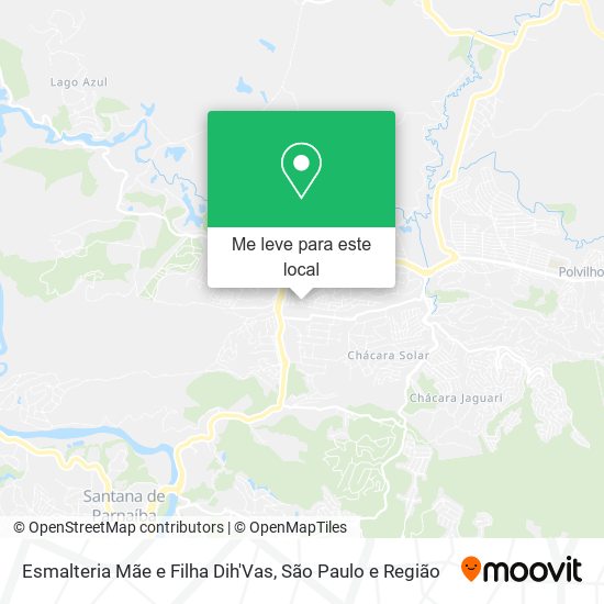 Esmalteria Mãe e Filha Dih'Vas mapa