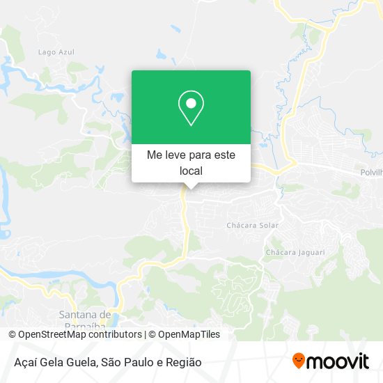 Açaí Gela Guela mapa