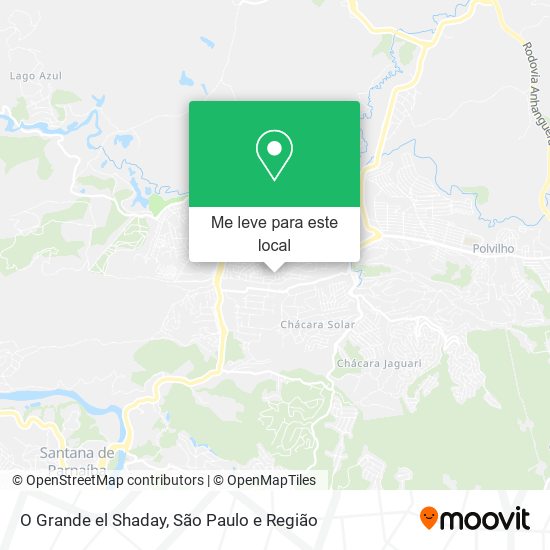 O Grande el Shaday mapa