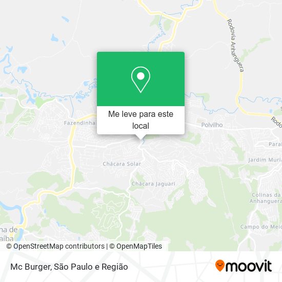 Mc Burger mapa