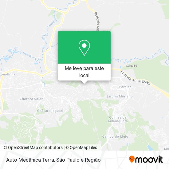 Auto Mecânica Terra mapa