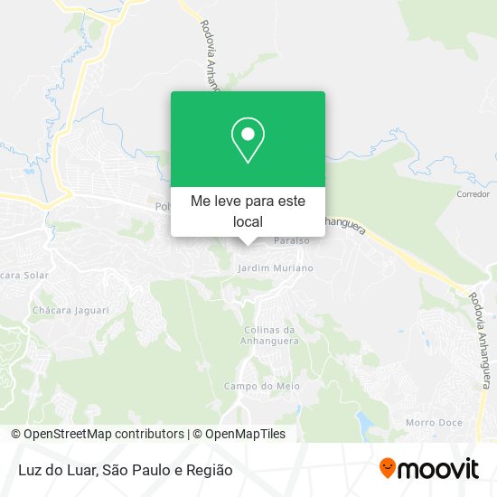 Luz do Luar mapa