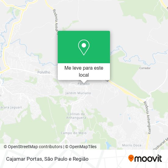 Cajamar Portas mapa
