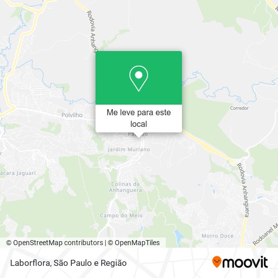 Laborflora mapa