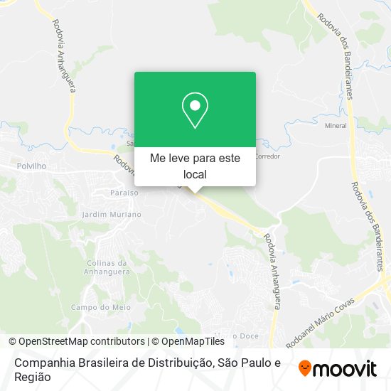Companhia Brasileira de Distribuição mapa