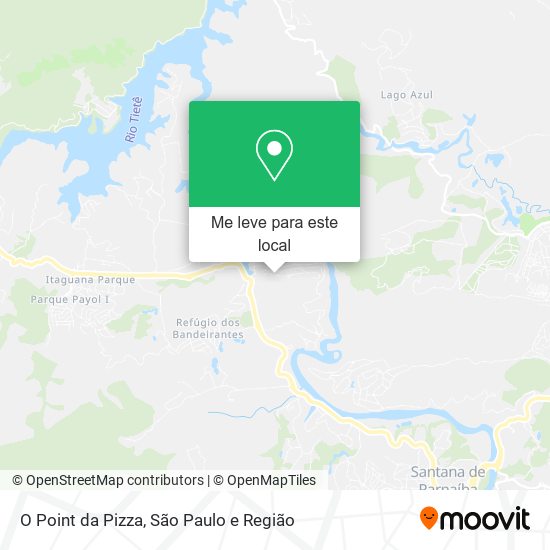 O Point da Pizza mapa