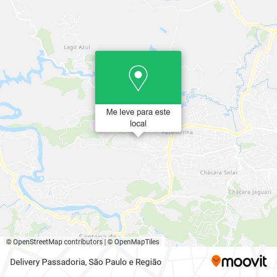 Delivery Passadoria mapa