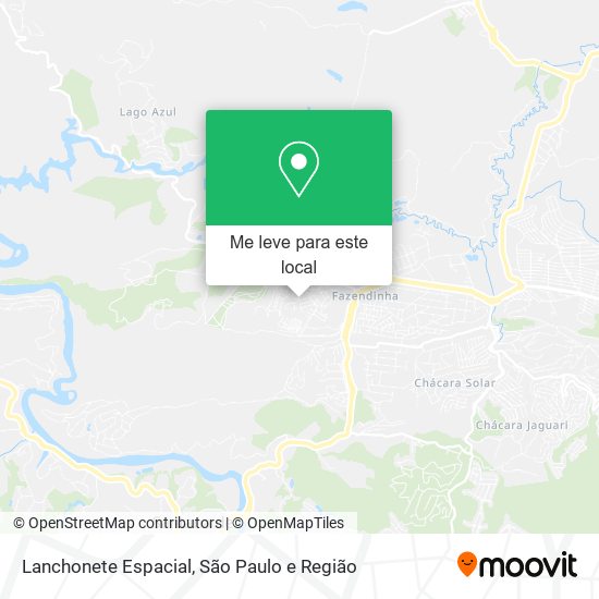 Lanchonete Espacial mapa