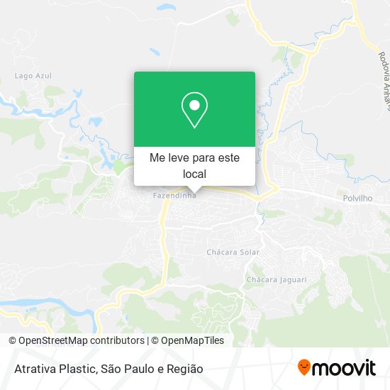 Atrativa Plastic mapa