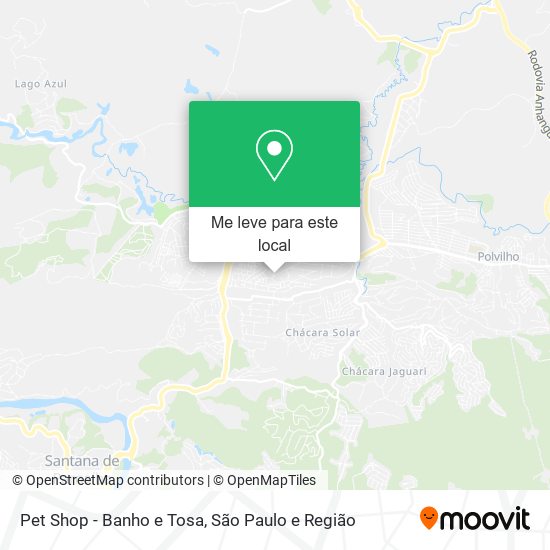 Pet Shop - Banho e Tosa mapa
