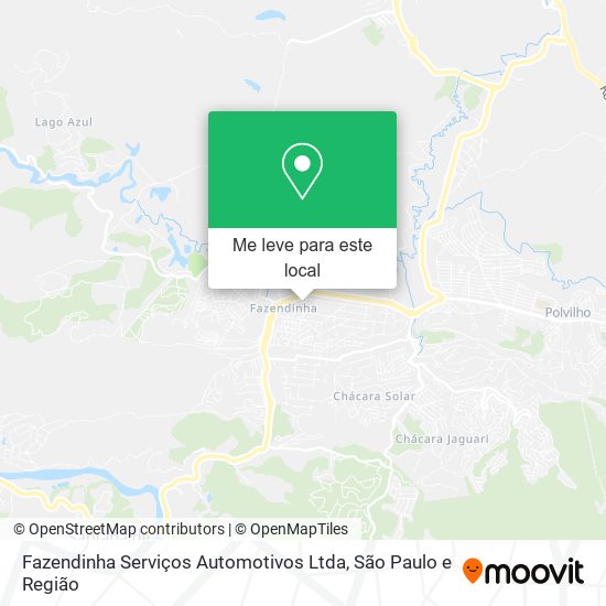 Fazendinha Serviços Automotivos Ltda mapa