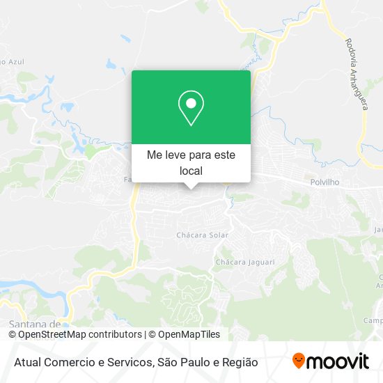Atual Comercio e Servicos mapa