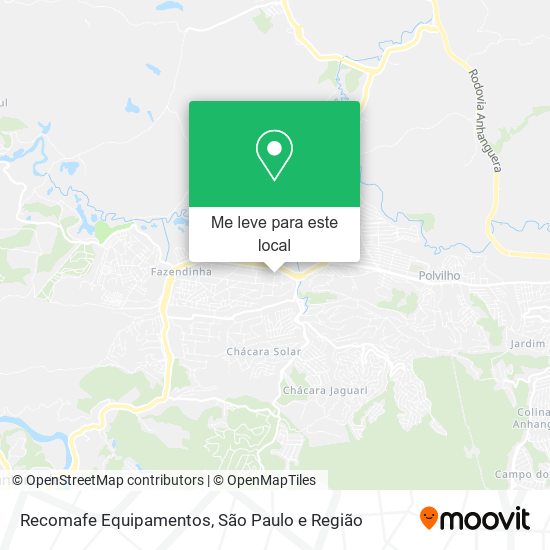 Recomafe Equipamentos mapa