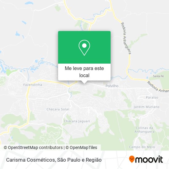 Carisma Cosméticos mapa