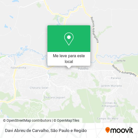 Davi Abreu de Carvalho mapa