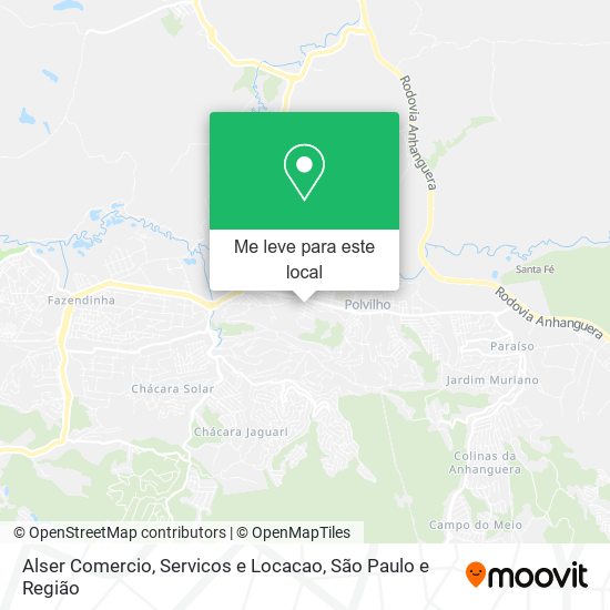 Alser Comercio, Servicos e Locacao mapa