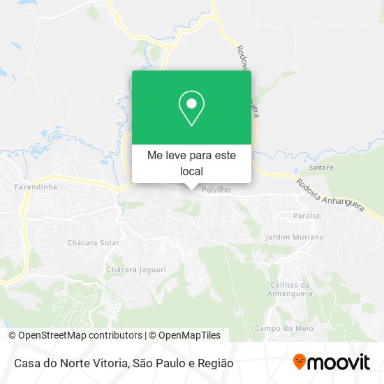 Casa do Norte Vitoria mapa