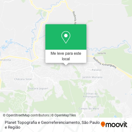 Planet Topografia e Georreferenciamento mapa
