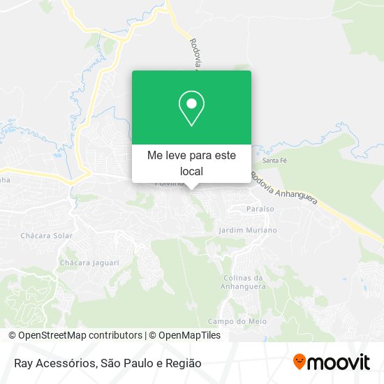 Ray Acessórios mapa