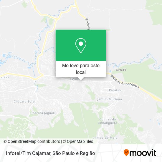 Infotel/Tim Cajamar mapa