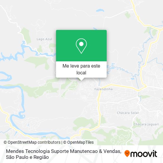 Mendes Tecnologia Suporte Manutencao & Vendas mapa