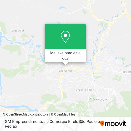 GM Empreendimentos e Comercio Eireli mapa