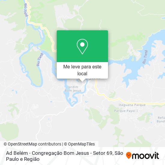 Ad Belém - Congregação Bom Jesus - Setor 69 mapa