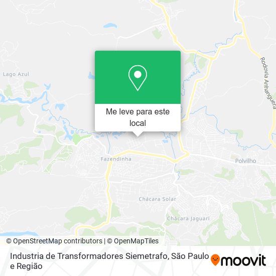 Industria de Transformadores Siemetrafo mapa