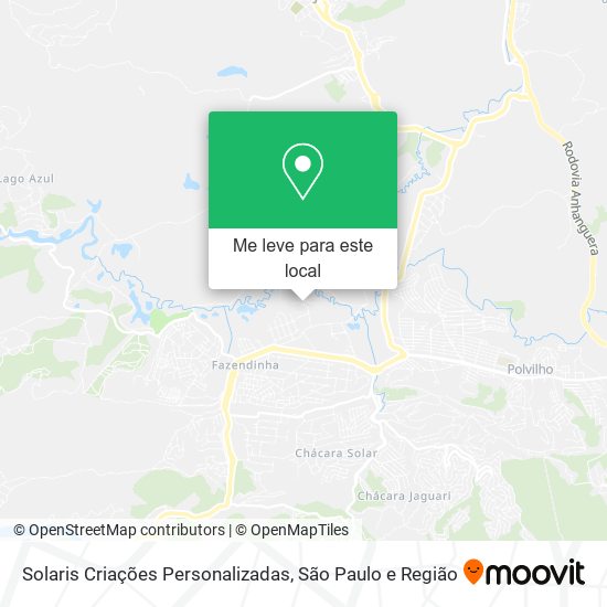 Solaris Criações Personalizadas mapa