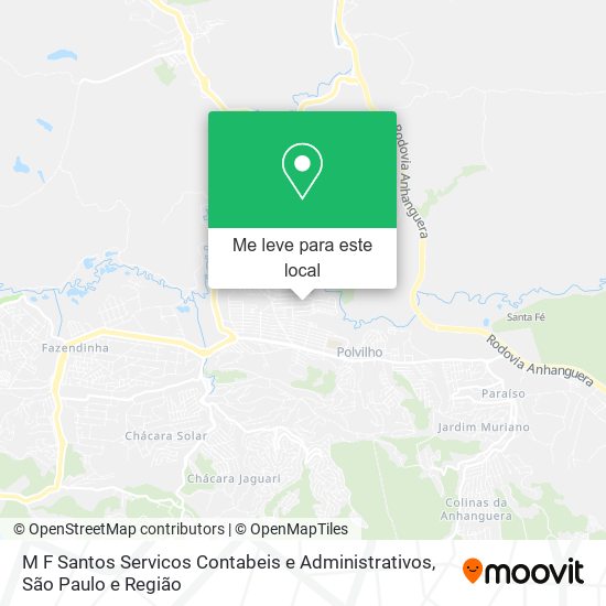 M F Santos Servicos Contabeis e Administrativos mapa
