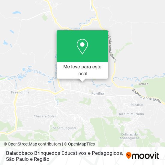 Balacobaco Brinquedos Educativos e Pedagogicos mapa
