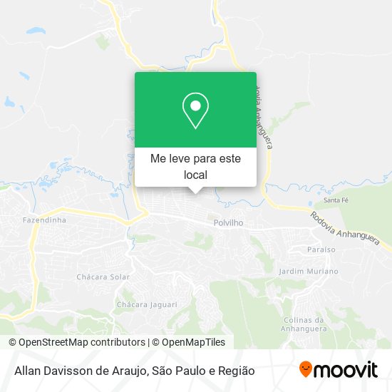 Allan Davisson de Araujo mapa