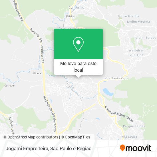 Jogami Empreiteira mapa