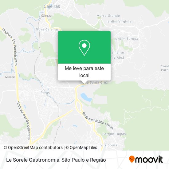 Le Sorele Gastronomia mapa
