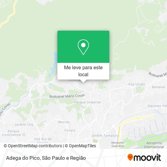 Adega do Pico mapa