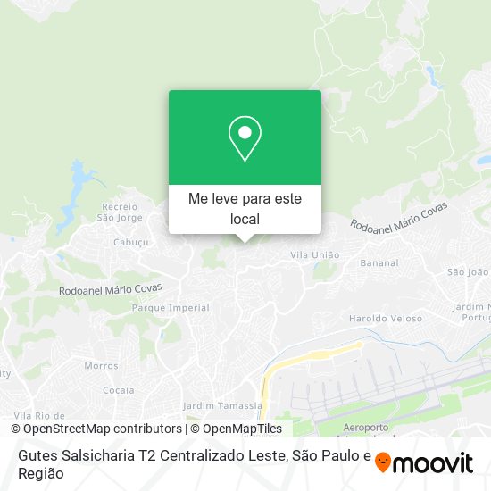 Gutes Salsicharia T2 Centralizado Leste mapa