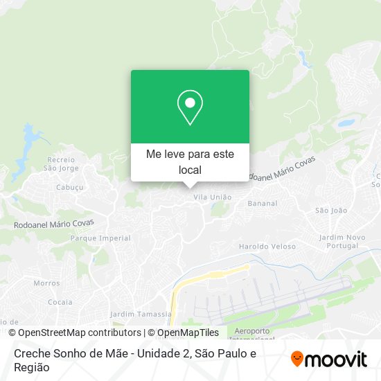 Creche Sonho de Mãe - Unidade 2 mapa