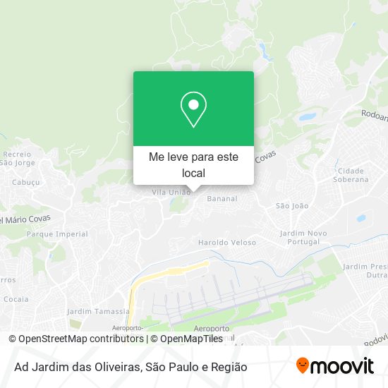 Ad Jardim das Oliveiras mapa