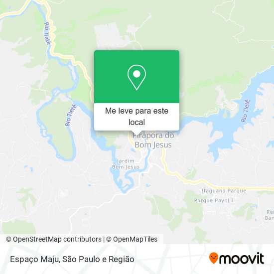 Espaço Maju mapa