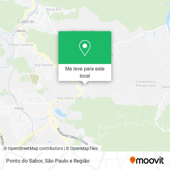 Ponto do Sabor mapa