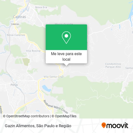 Gazin Alimentos mapa