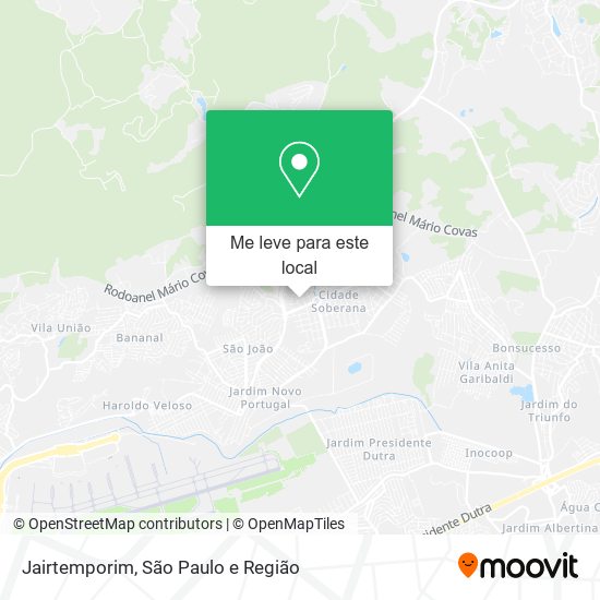 Jairtemporim mapa