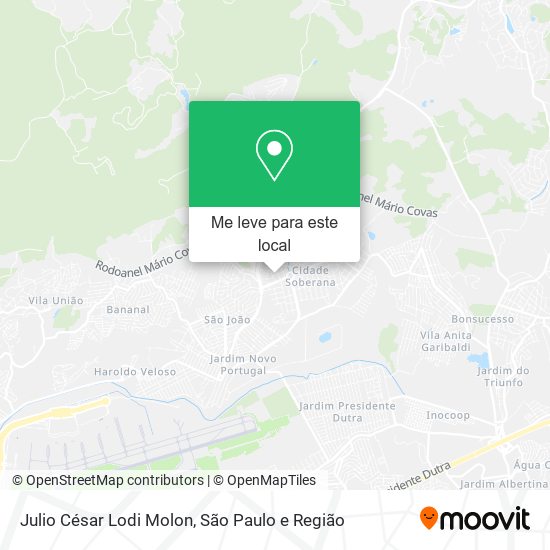Julio César Lodi Molon mapa