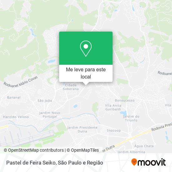 Pastel de Feira Seiko mapa