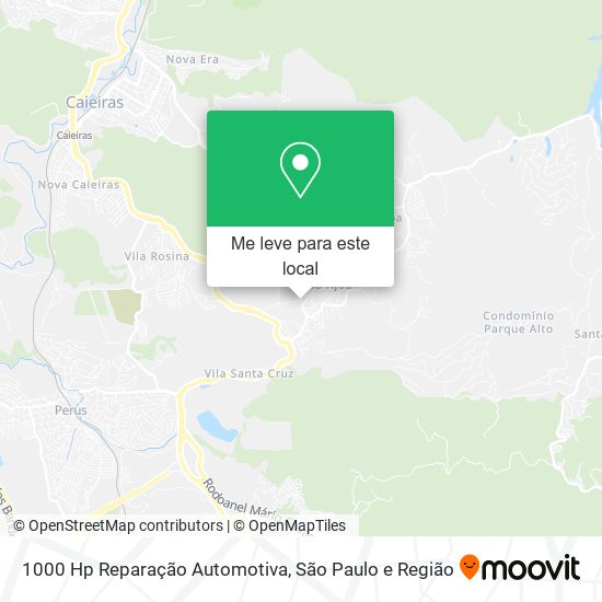 1000 Hp Reparação Automotiva mapa