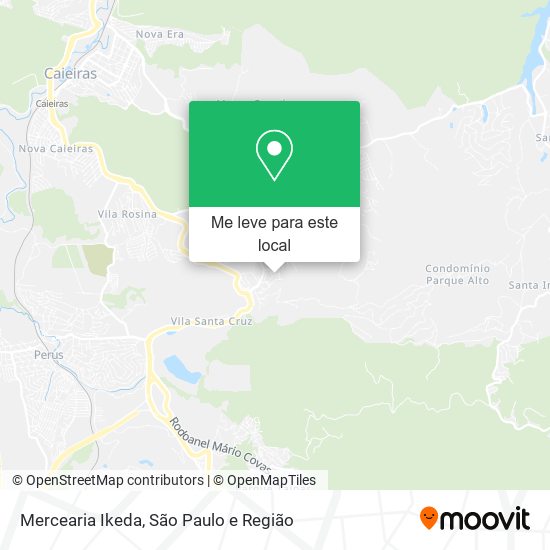 Mercearia Ikeda mapa