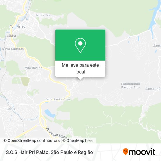 S.O.S Hair Pri Paião mapa