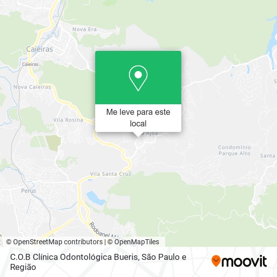 C.O.B Clínica Odontológica Bueris mapa