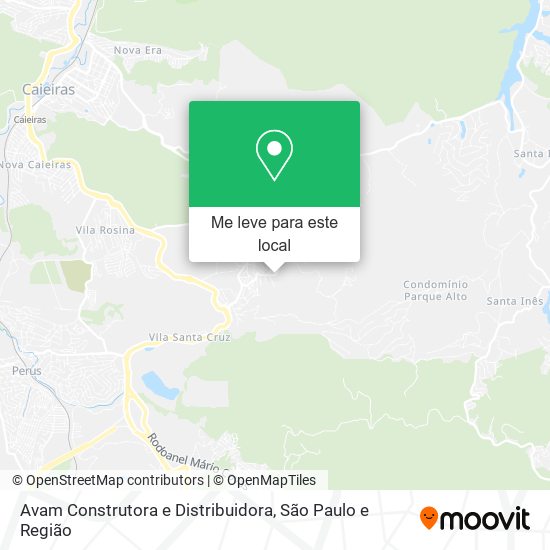 Avam Construtora e Distribuidora mapa